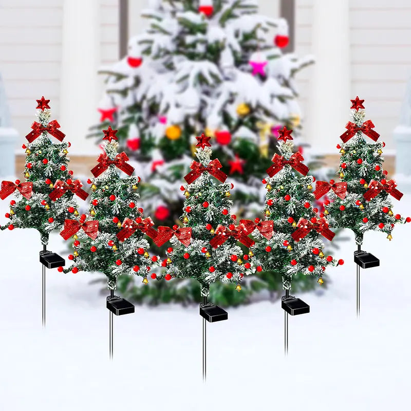 🌲Solar Cedar Tree Lights - Yard Garden Lawn In-Ground Decorative Lights✨