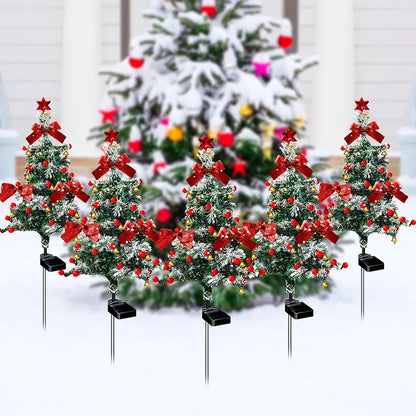 🌲Solar Cedar Tree Lights - Yard Garden Lawn In-Ground Decorative Lights✨