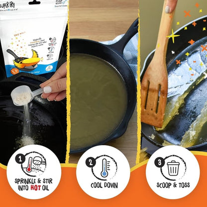 🦈 Oil Stone™ As Seen on Shark Tank |Super Fry Cooking Oil Solidifier