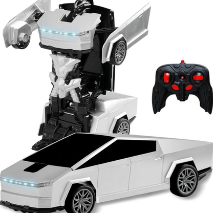 Transform Easter RC Cars for Boys 3-15,2.4Ghz Remote Control 1:18 Scale Robot Deformation 360° Rotation