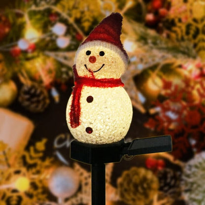 ⛄Outdoor Solar Snowman Garden Lights