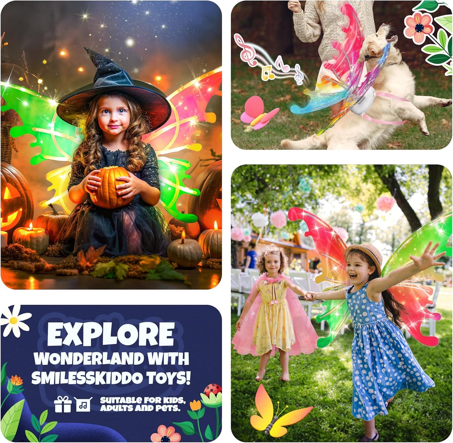 Light Up Fairy Wings for Girls