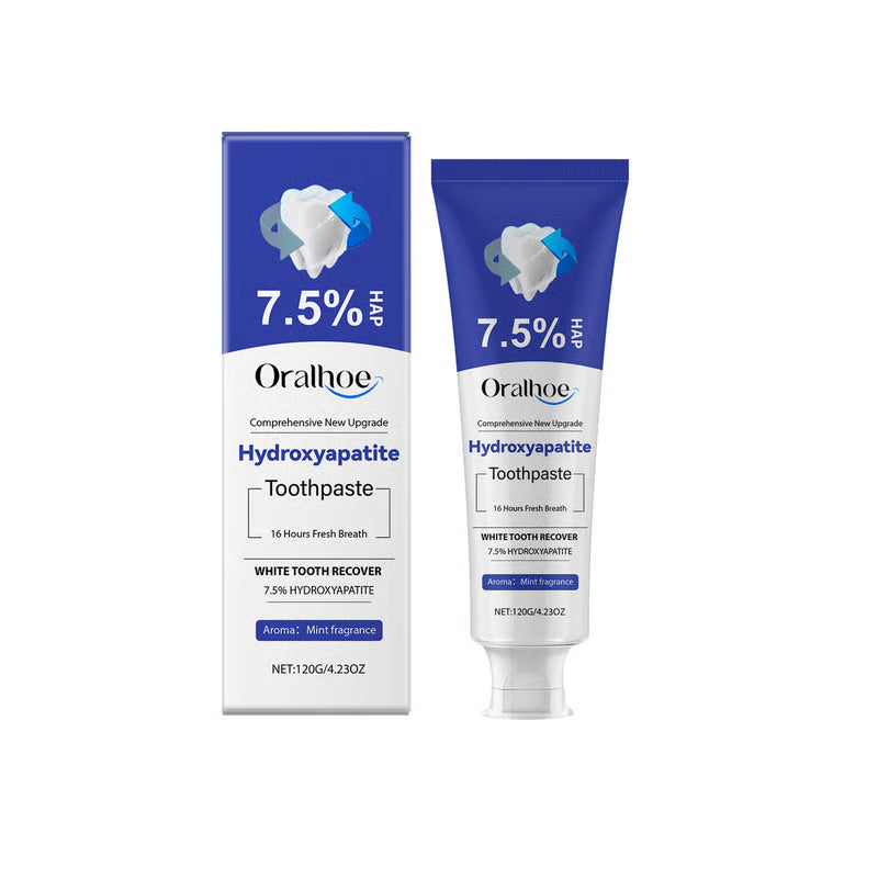 💥Hot Listing 🔥Hydroxyapatite Toothpaste 7.5% for Enamel Repair & Teeth Whitening Refreshing Flavor Fluorid