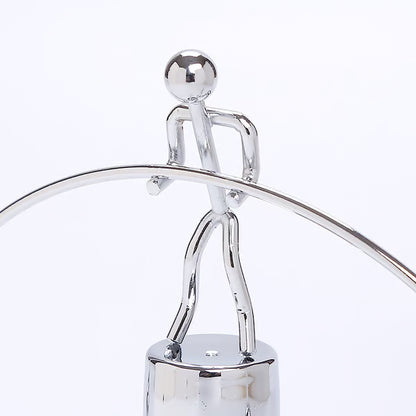 Electroplated Balancing Sculpture – The Art of Perfect Equilibrium