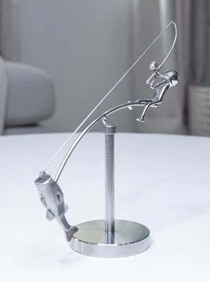 🔥Last Day 49% OFF🎣The Fisherman Balancing Sculpture