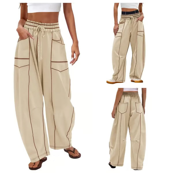 🔥LAST DAY 49% OFF -Tanming Women's Barrel Sweatpants👖