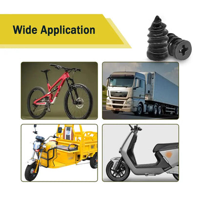 Tire Repair Rubber Nails Kit with 2 Sizes for Car/Motorcycle/Truck/Tractor