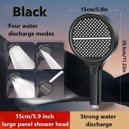 🚿 Turbo High-Pressure Shower Head Set with 1.5m Hose