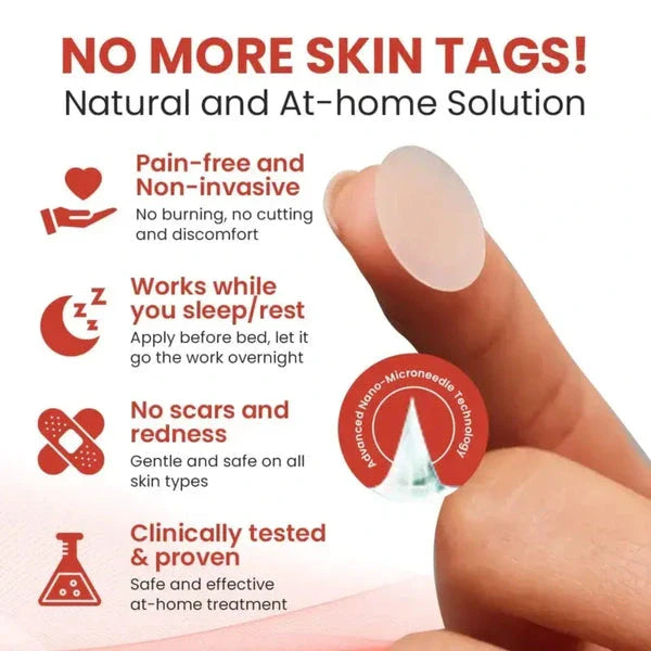 Natravor™ Skin Tag Removal Patch - 144 Patches