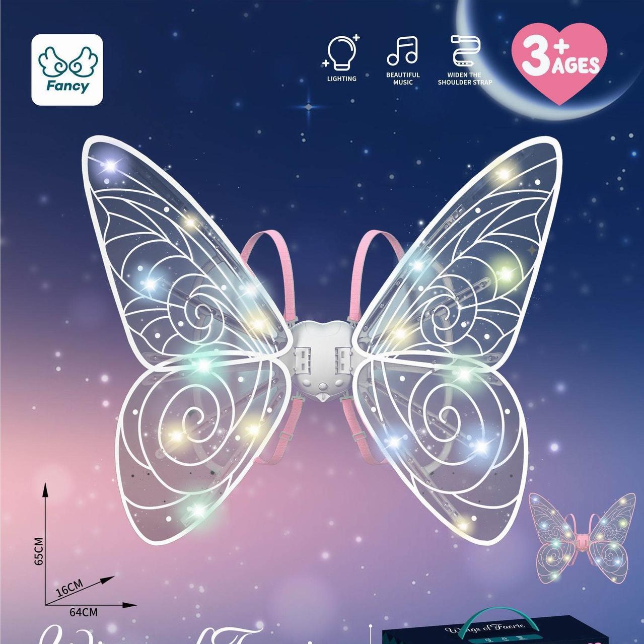 Light Up Fairy Wings for Girls