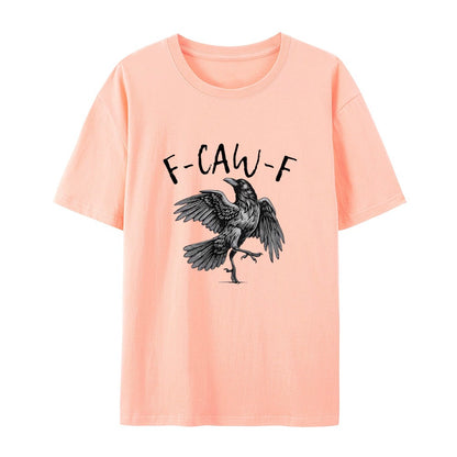 🖤 Comfort Colors F-Caw-F T-Shirt 🖤 - 🎃 Halloween Tee | 🍂 Fall Shirt | 🐦 Raven Crow Funny Graphic Tee