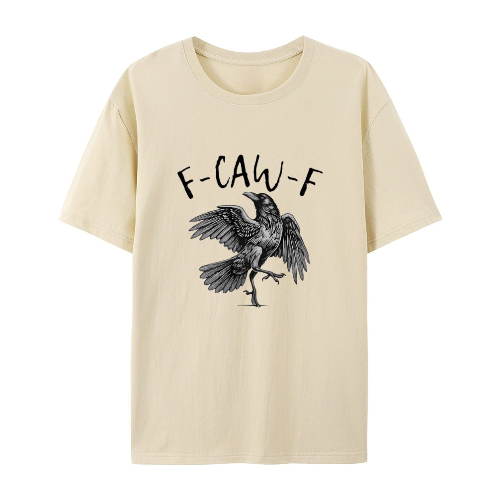 🖤 Comfort Colors F-Caw-F T-Shirt 🖤 - 🎃 Halloween Tee | 🍂 Fall Shirt | 🐦 Raven Crow Funny Graphic Tee