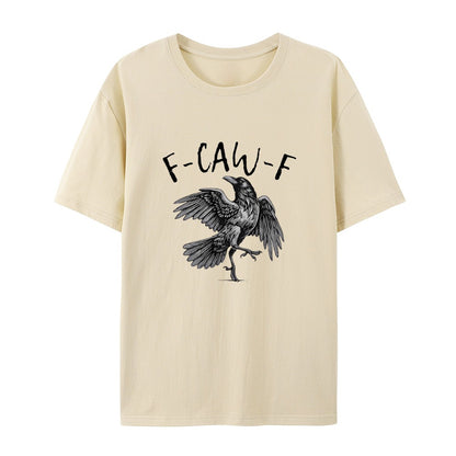 🖤 Comfort Colors F-Caw-F T-Shirt 🖤 - 🎃 Halloween Tee | 🍂 Fall Shirt | 🐦 Raven Crow Funny Graphic Tee