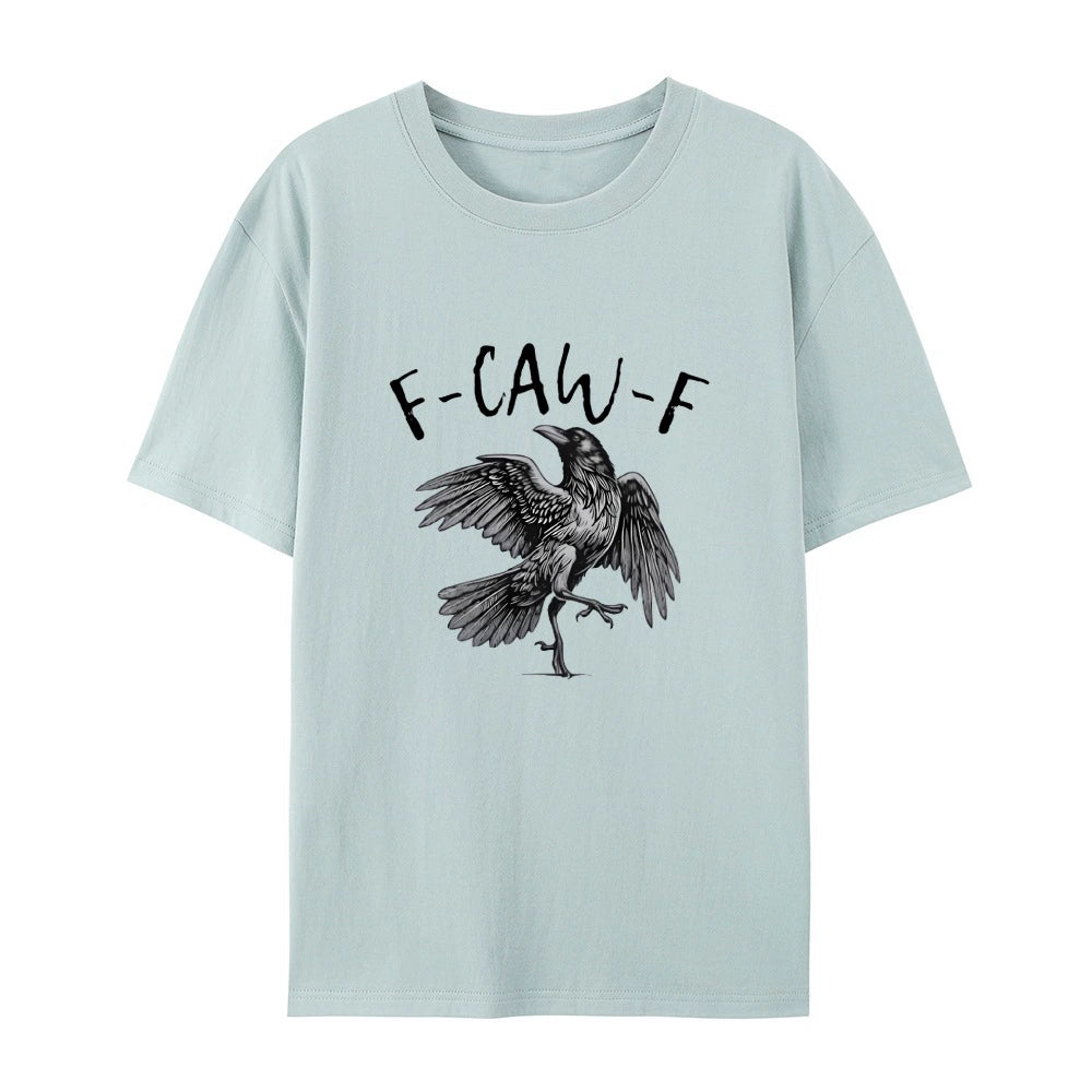 🖤 Comfort Colors F-Caw-F T-Shirt 🖤 - 🎃 Halloween Tee | 🍂 Fall Shirt | 🐦 Raven Crow Funny Graphic Tee
