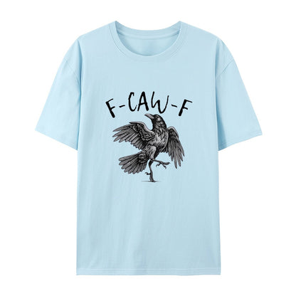 🖤 Comfort Colors F-Caw-F T-Shirt 🖤 - 🎃 Halloween Tee | 🍂 Fall Shirt | 🐦 Raven Crow Funny Graphic Tee