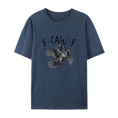 🖤 Comfort Colors F-Caw-F T-Shirt 🖤 - 🎃 Halloween Tee | 🍂 Fall Shirt | 🐦 Raven Crow Funny Graphic Tee