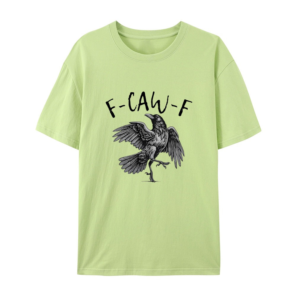 🖤 Comfort Colors F-Caw-F T-Shirt 🖤 - 🎃 Halloween Tee | 🍂 Fall Shirt | 🐦 Raven Crow Funny Graphic Tee