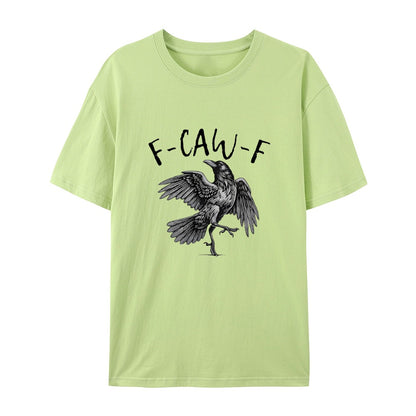 🖤 Comfort Colors F-Caw-F T-Shirt 🖤 - 🎃 Halloween Tee | 🍂 Fall Shirt | 🐦 Raven Crow Funny Graphic Tee