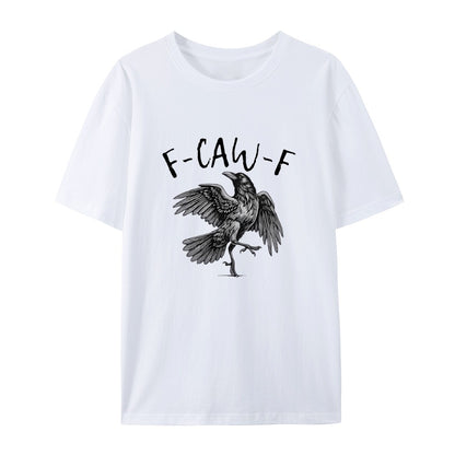 🖤 Comfort Colors F-Caw-F T-Shirt 🖤 - 🎃 Halloween Tee | 🍂 Fall Shirt | 🐦 Raven Crow Funny Graphic Tee