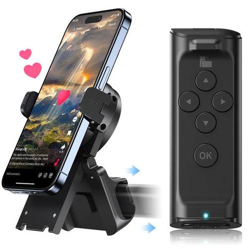 ✨Remote Control for TikTok Scrolling with Smartphone Holder Stand 📱