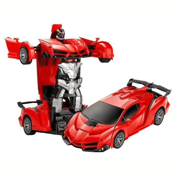 Transform Easter RC Cars for Boys 3-15,2.4Ghz Remote Control 1:18 Scale Robot Deformation 360° Rotation