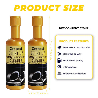 🚗 Automotive Three-Way Catalytic Cleaner – Engine Internal Carbon Remover & Octane Booster 🔥