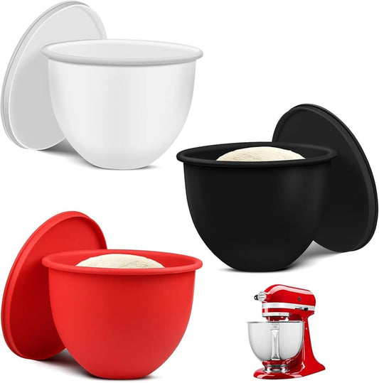 Silicone Liners for KitchenAid Tilt-Head 5 Qt Mixers – Mixer Attachments & Accessories – Replacement Mixer Bowls No Longer Needed