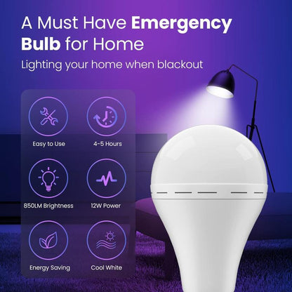 Rechargeable Emergency Light Bulbs