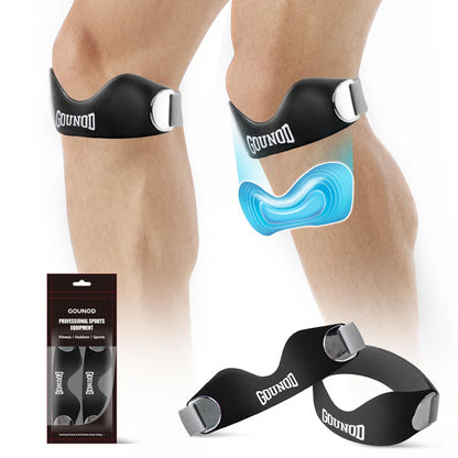 🏃‍♂️ Silicone Patella Knee Strap for Knee Pain Relief – Adjustable Brace for Women & Men