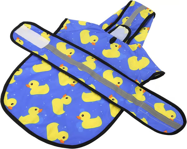 Dog Rainwear Jacket with Hat Keep Your Dog Dry & Stylish with Our Dog Rainwear Jacket with Hat!