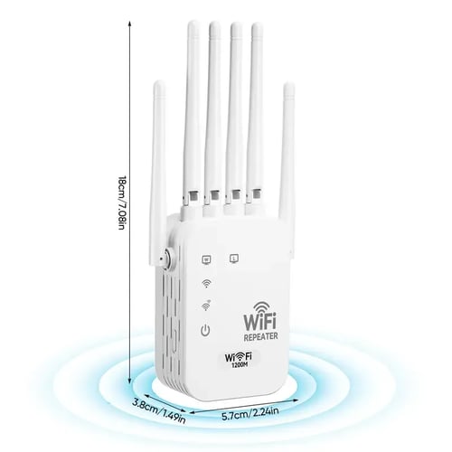 🔥📶WiFi Extender 6-Antenna Strong Signal🚀⚡