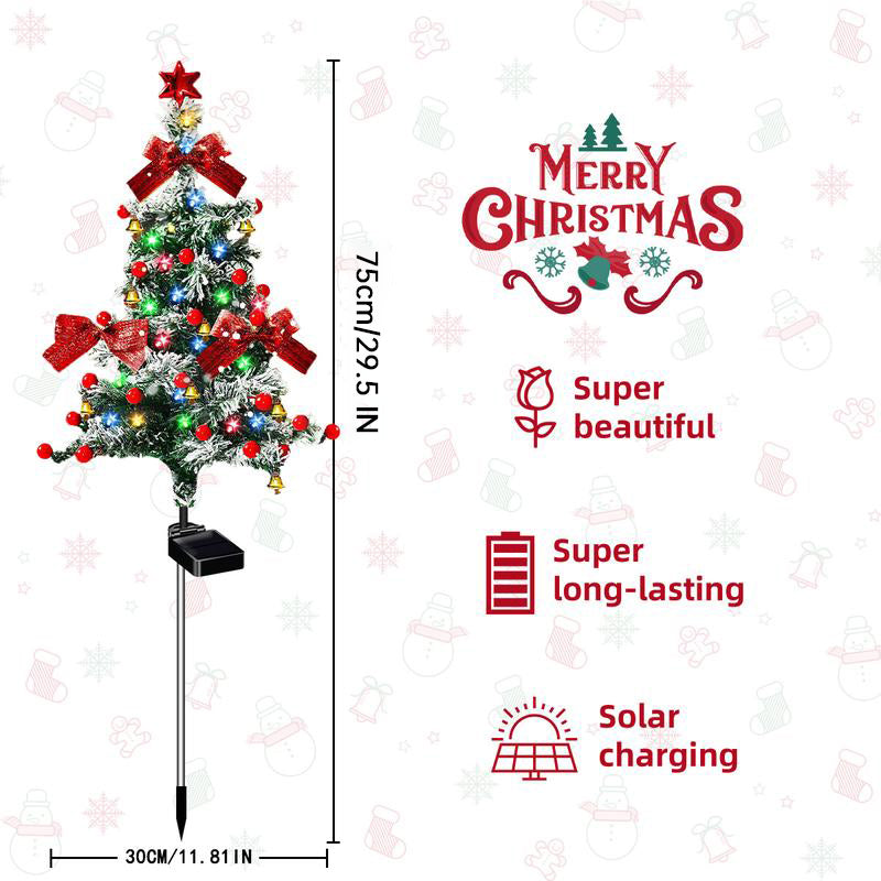 🌲Solar Cedar Tree Lights - Yard Garden Lawn In-Ground Decorative Lights✨