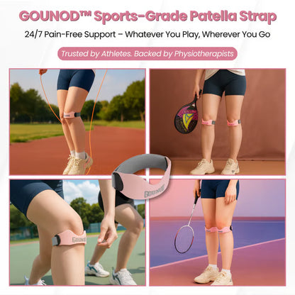 🏃‍♂️ Silicone Patella Knee Strap for Knee Pain Relief – Adjustable Brace for Women & Men