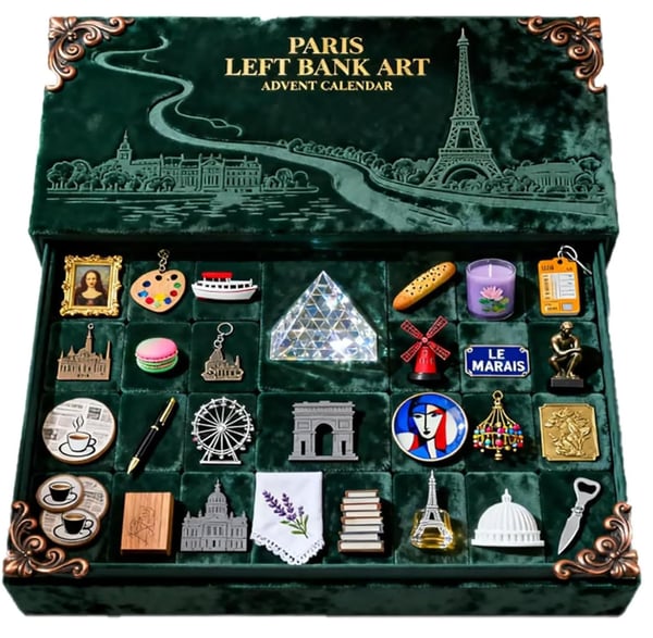 🗼2025 Paris Left Bank Art Advent Calendar