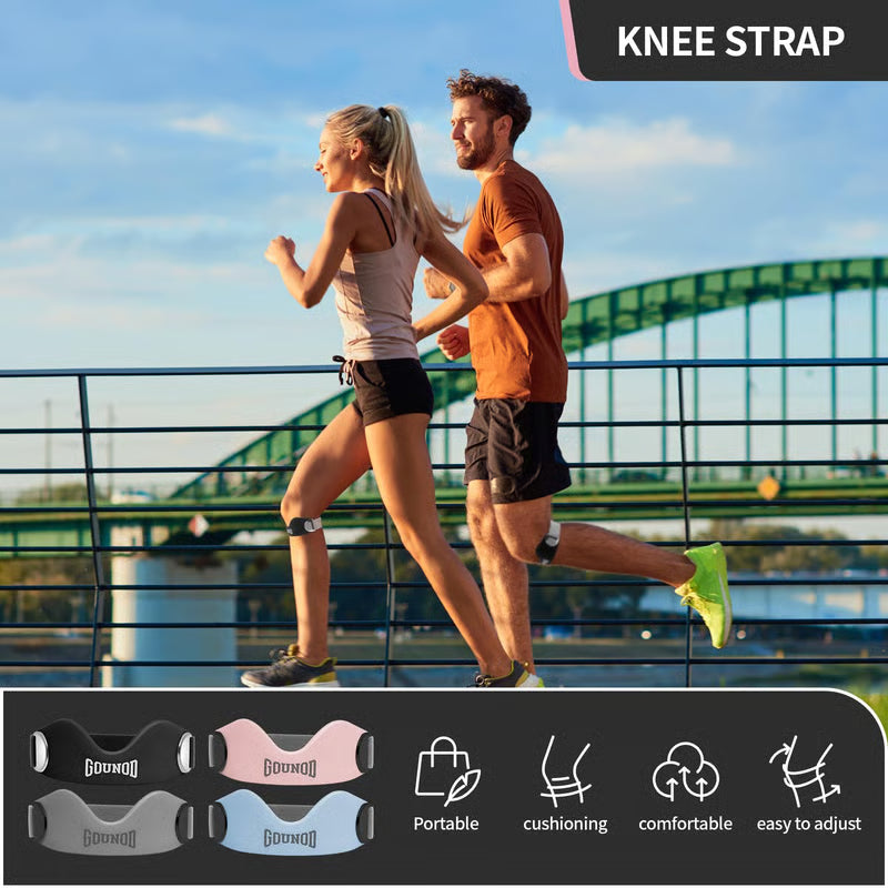 🏃‍♂️ Silicone Patella Knee Strap for Knee Pain Relief – Adjustable Brace for Women & Men