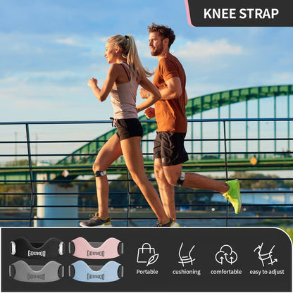 🏃‍♂️ Silicone Patella Knee Strap for Knee Pain Relief – Adjustable Brace for Women & Men