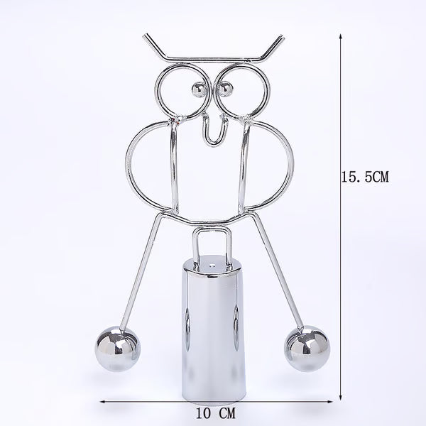 Electroplated Balancing Sculpture – The Art of Perfect Equilibrium