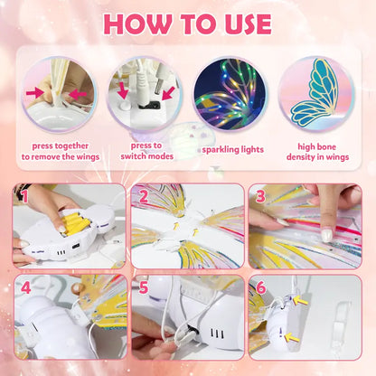 Light Up Fairy Wings for Girls