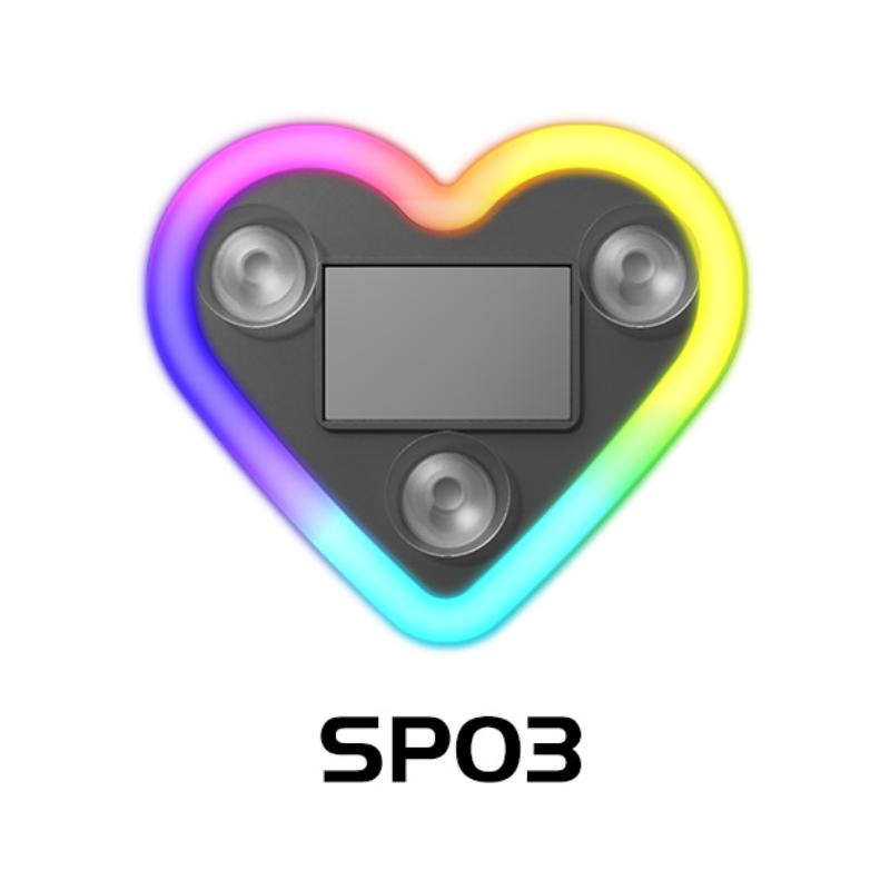 💥Solar Powered Wireless LED Triangle Heart Shape C-Pillar Neon Light for Car Interior Decor