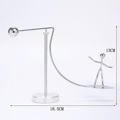 Electroplated Balancing Sculpture – The Art of Perfect Equilibrium