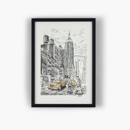 🖋️ James’ Typewriter Art Collection — Iconic American Landmarks