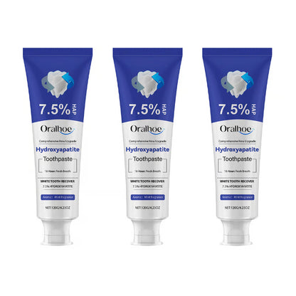 💥Hot Listing 🔥Hydroxyapatite Toothpaste 7.5% for Enamel Repair & Teeth Whitening Refreshing Flavor Fluorid