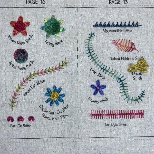 🔥Last Day 50% OFF - 🪡📖Stitch Book with 106 different stitches