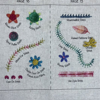 🔥Last Day 50% OFF - 🪡📖Stitch Book with 106 different stitches