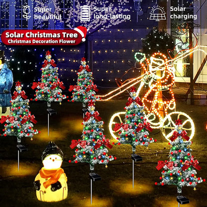 🌲Solar Cedar Tree Lights - Yard Garden Lawn In-Ground Decorative Lights✨