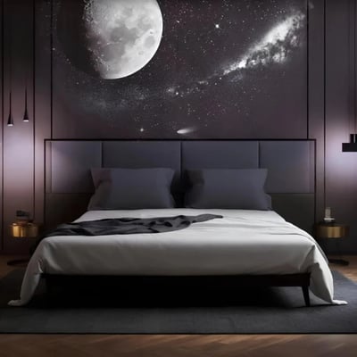 Lunara Starry Sky Projector LED Night Lamp For Bedroom