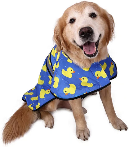 Dog Rainwear Jacket with Hat Keep Your Dog Dry & Stylish with Our Dog Rainwear Jacket with Hat!