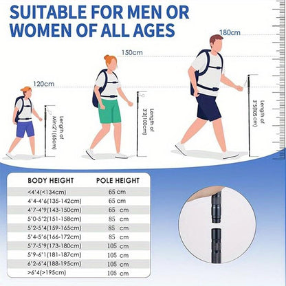 ⚡7-in-1 Tactical Hiking Stick