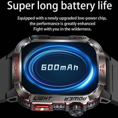 Men's Military Outdoor Sports Smart Watch for Android & IOS