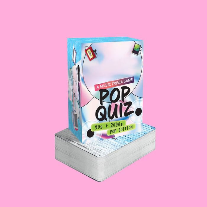 Lyrics Pop Quiz Pop Quiz 90s & 2000s Edition Music Trivia Game